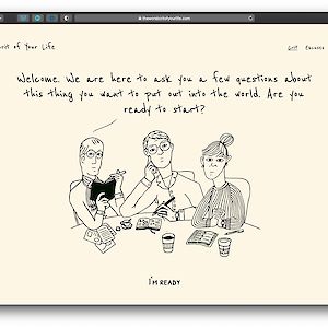 A screen capture of the worst crit of your life website